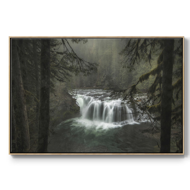 Misty, reproduction d'art sur toile, H 25 po x l 37 po x P 2 po, Naturel