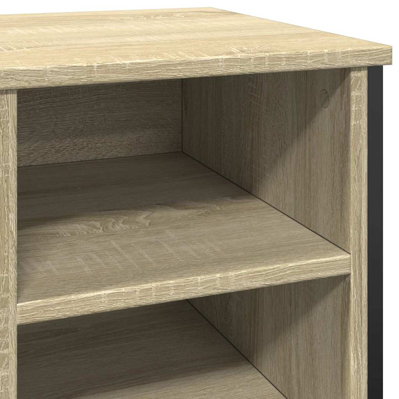 9 Pair Shoe Storage Cabinet, Sonoma Oak