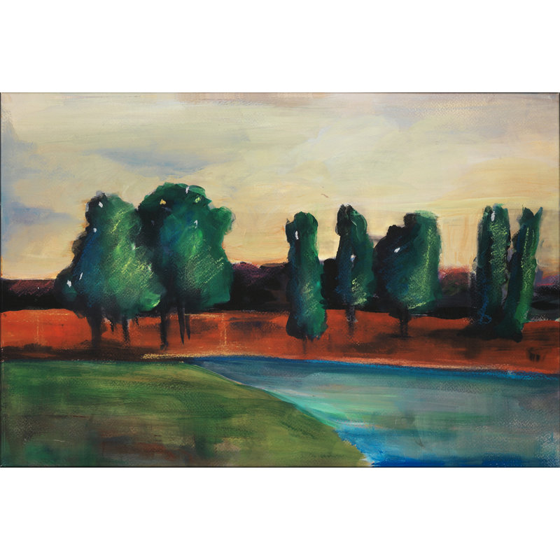 «Demure Countryside II», toile tendue