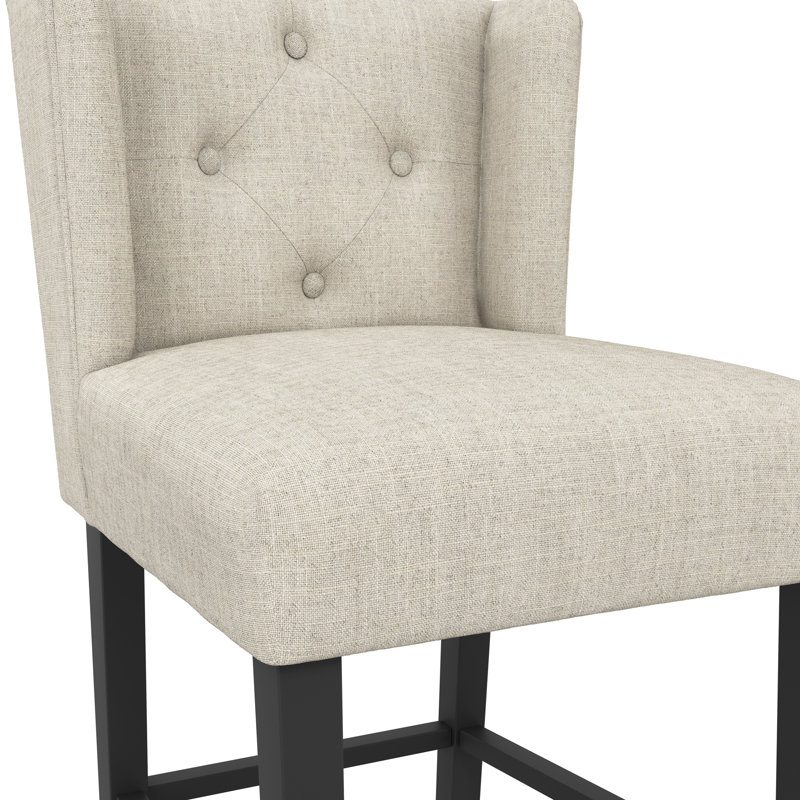 Apiffany Stone Winged Counter Stool