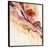Toile avec cadre flottant or