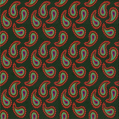 Tapis vert/brun tissé à la machine