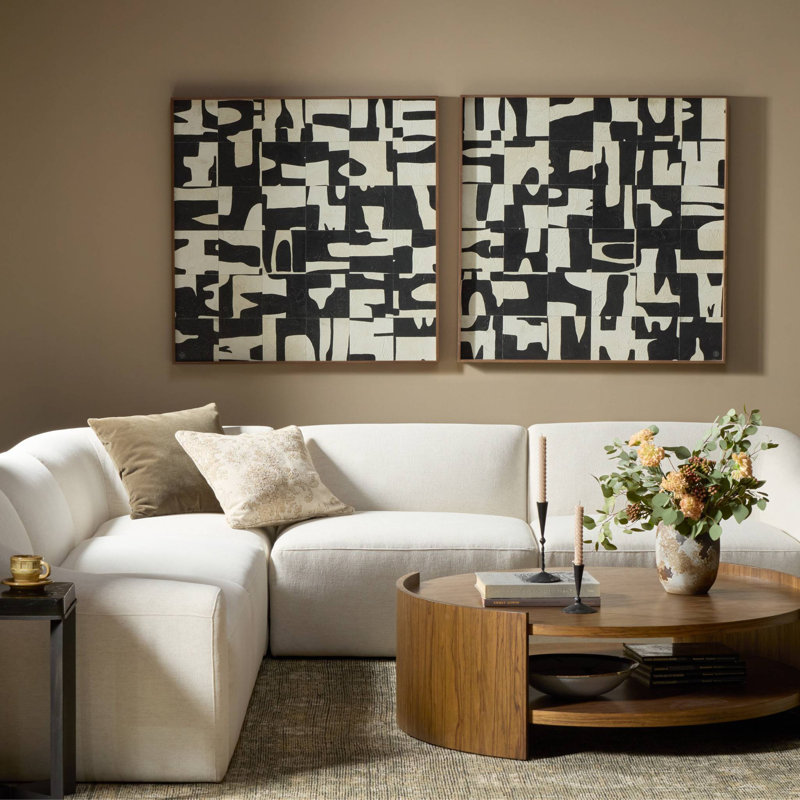 Turek I Diptych par Douglas Galloway, H 40 po x l 80 po