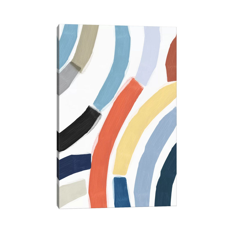 " Rainbow River " by Isabelle Z, Wrapped Canvas, No Matte, 48'' H x 32'' W x 1.5'' D
