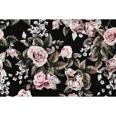 Bordure florale pelez et collez
