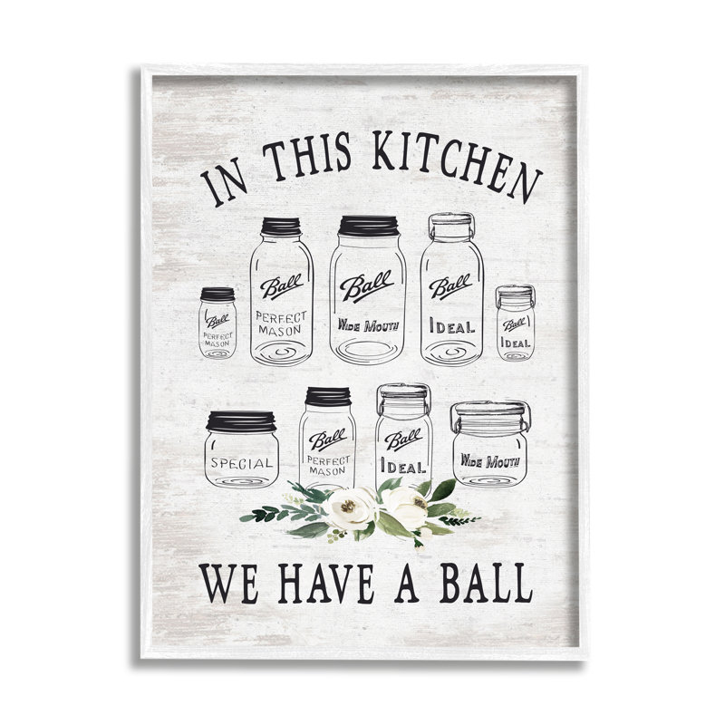 Pot de cuisine phrase sur bois par lettrage et doublure, Giclée encadrée blanc bord de mer, H 14 po x l 11 po x P 1,5 po