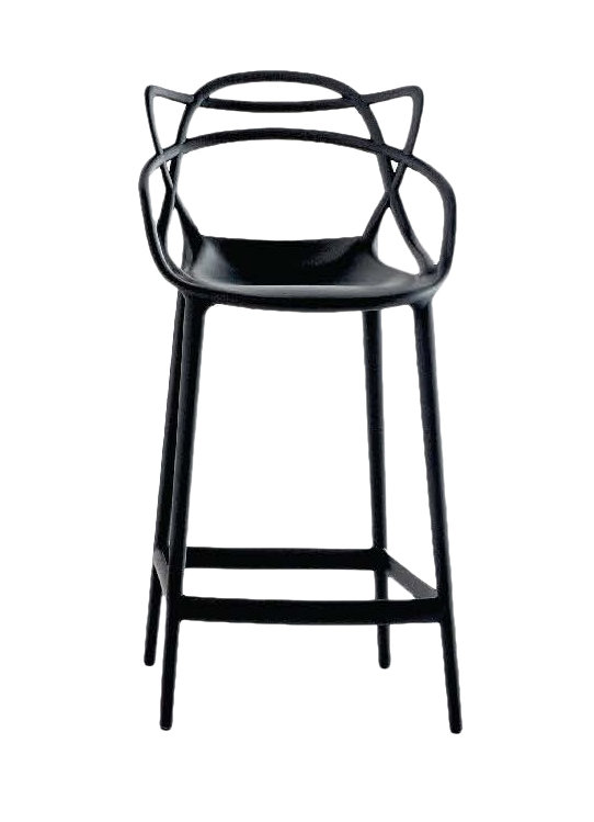 Tabouret Master, 25.6", Noir