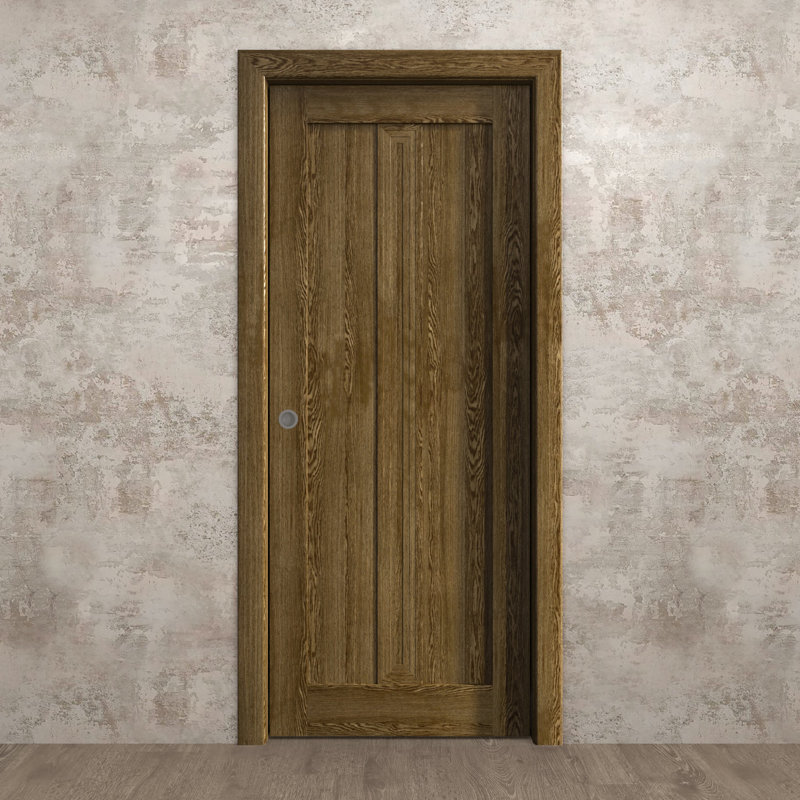 Porte coulissante à poche | Ego 5006 | Ensemble de quincaillerie de rail | Portes intérieures modernes en bois massif pour chambre à coucher