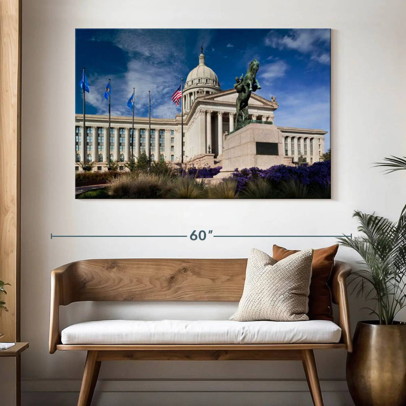 Rorry Oklahoma State Capitol, 34" H x 51" W