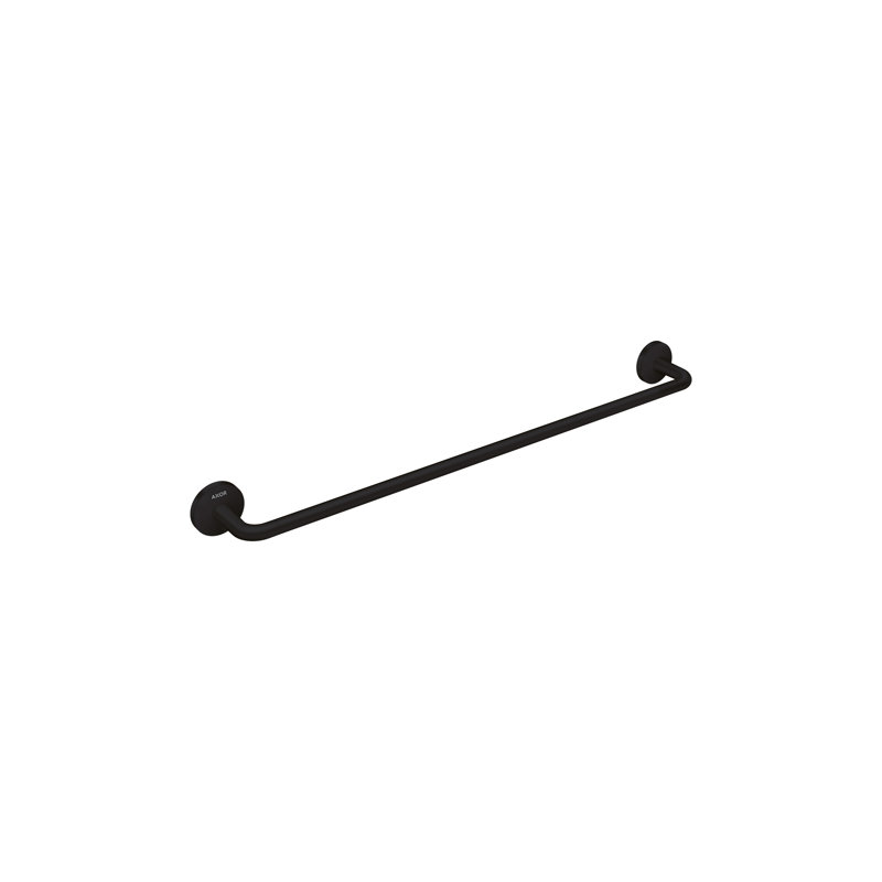 Universal Circular Wall Mounted Towel Bar, Matte Black