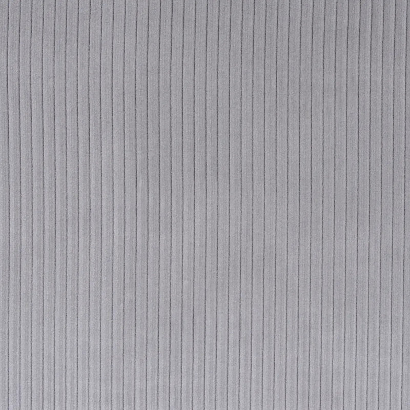 Tissu en velours côtelé Wyatt, Gris acier