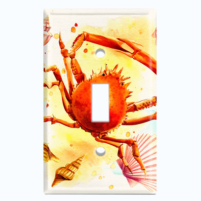 Nautical & Beach 1 - Gang Toggle Light Switch Standard Wall Plate