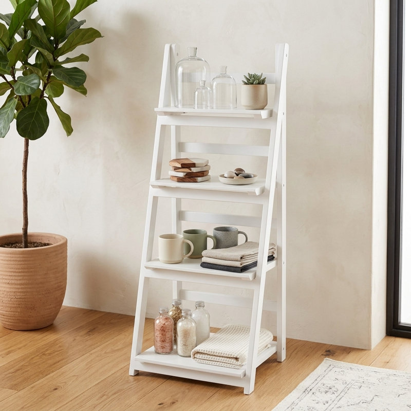 Tablette pliante Foxley, Blanc
