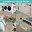 Tapis lavables abstraits modernes pour la chambre à coucher Kayo-635278353
