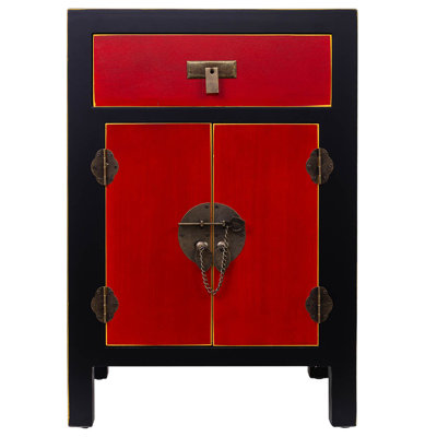 45cm W Manufactured Wood Bedside Table