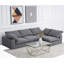 Canapé modulaire en chenille avec coussin moelleux
