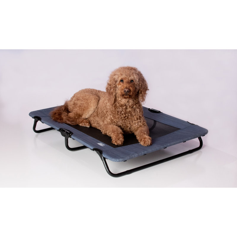 Lit pour animaux, l 30 po x P 20 po x H 5,6 po, Bleu lac