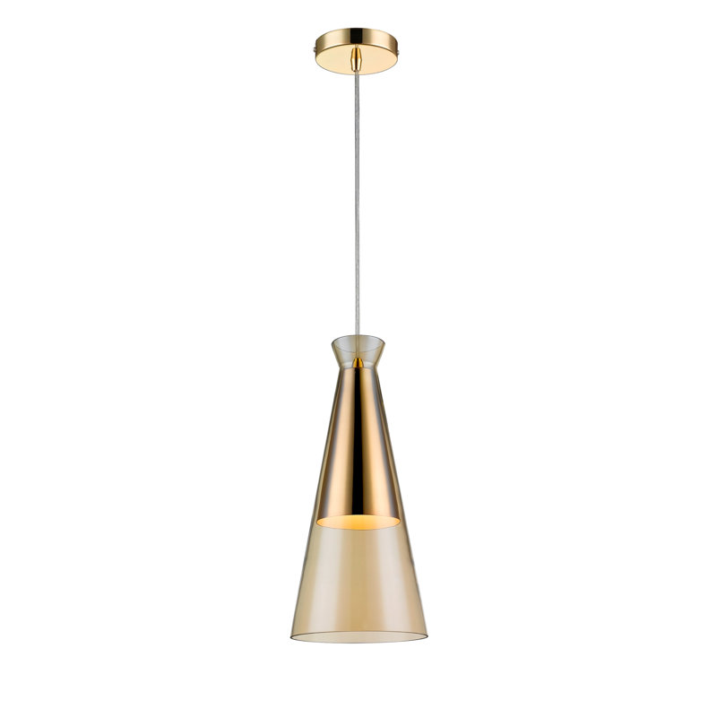 Marine 1 - Light Cone Pendant, Champagne Gold