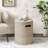 Travertine Concrete Handle Durable Side Table
