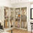Seward Wood Closet System with Hanging Rods-1585465842