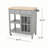 Versatile and Stylish Kitchen Cart with Multiple Functions for Compact Kitchens