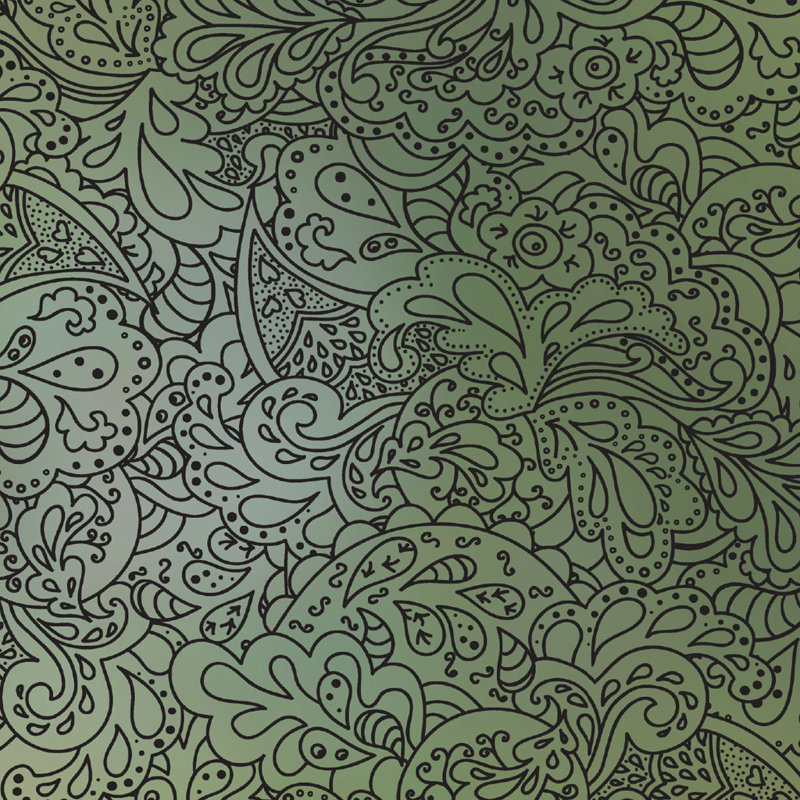 Abstract Non-Wall Damaging Window Decal, 48” H X 36” W