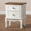 49cm W Manufactured Wood Bedside Table