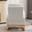 Chaise berçante avec repose-pieds à haut dossier-549167399