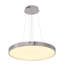 Lustre en métal à DEL avec diffuseur en acrylique blanc doux transparent-1085655159