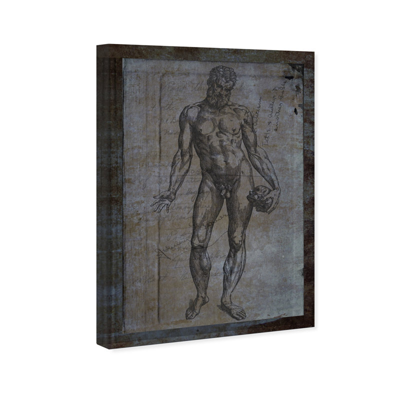Le mâle - impression sur toile tendue, H 45 po x l 30 po x P 1,5 po