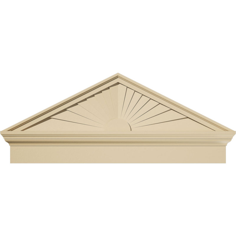 Fronton en uréthane Signature, 40 po x 16,875 po x 2,75 po, Combinaison, Rayons de soleil