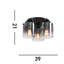 Tiburon Glass Flush Mount-692286101