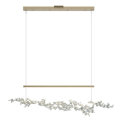 Luminaire suspendu linéaire à 1 lumière pour îlot de cuisine Coral