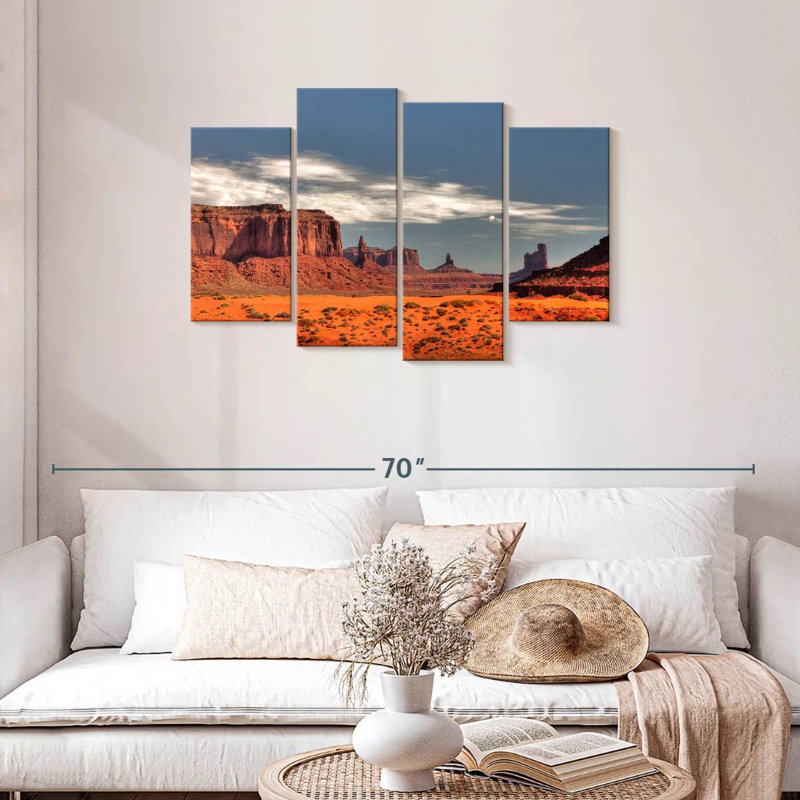 Alvord Arid Monument Valley, H 27 po x l 43 po