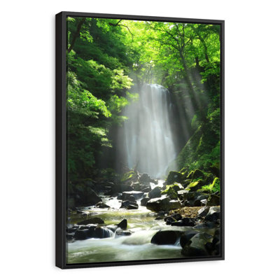 Sunlit Kameda Waterfall