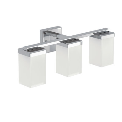 90 Degree Modern Dimmable 3-Light Wall Mounted Bathroom Vanity Lighting Fixture