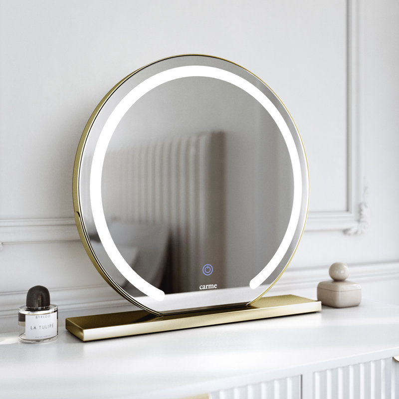 Iron Round Mirror, 51 cm x 50 cm