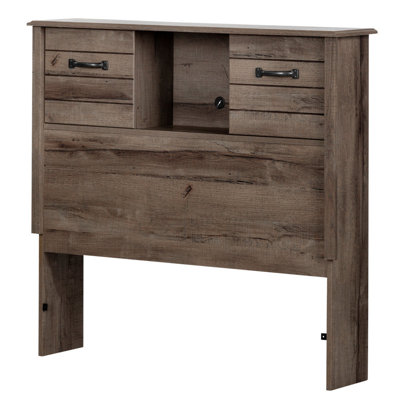 Asten Bookcase Headboard, Fall Oak, Twin