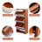 25 Pair Flip Down Shoe Storage
