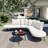 Outdoor Conversation Sofa Set-1466573083