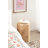 Hexagon Burlwood Side Table-1741434148