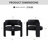 Modern Upholstered Barrel Dining Armchair-1165803933