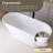 65'' Acrylic Freestanding Soaking Bathtub In Glossy White