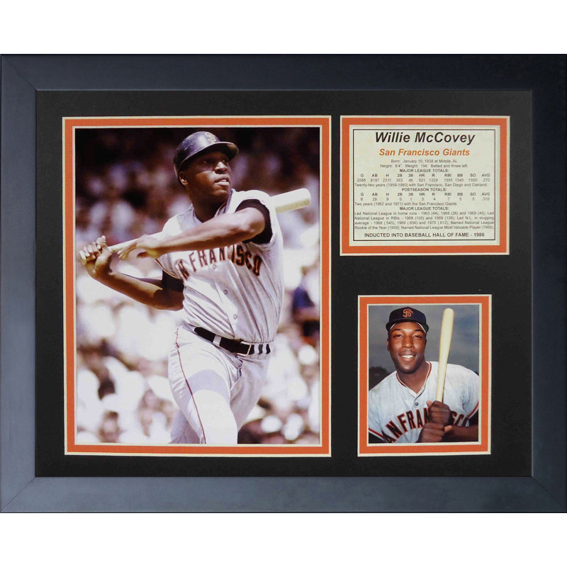 Souvenirs encadrée willie mccovey