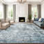 Tapis lavable moderne antidérapant (bleu)-1356500886
