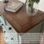 Commode d'appoint style rétro en bois d'hévéa