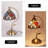 Charming Floral Stained Glass Table Lamp With Bulb And Switch Control