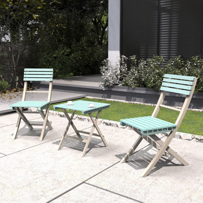 Bramble 2-Person Wood Patio Dining Set