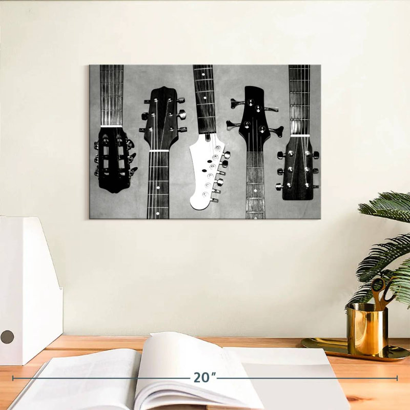 Tête de guitare Abarca I, H 8 po x l 12 po