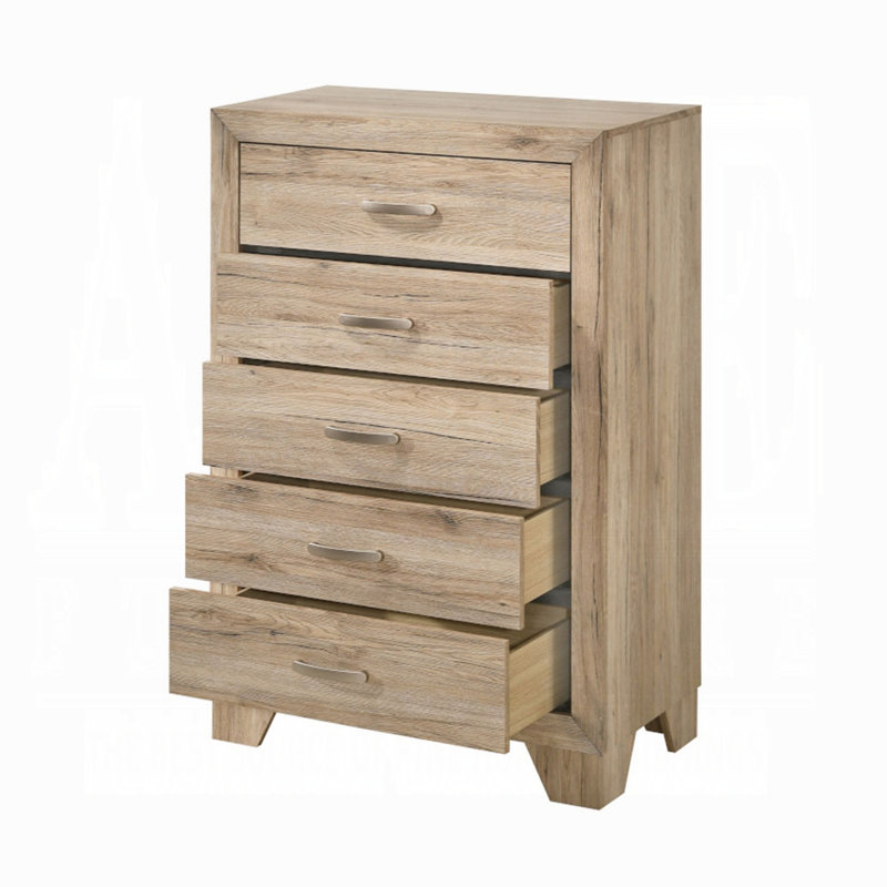 Miquell Chest, Beige Wood